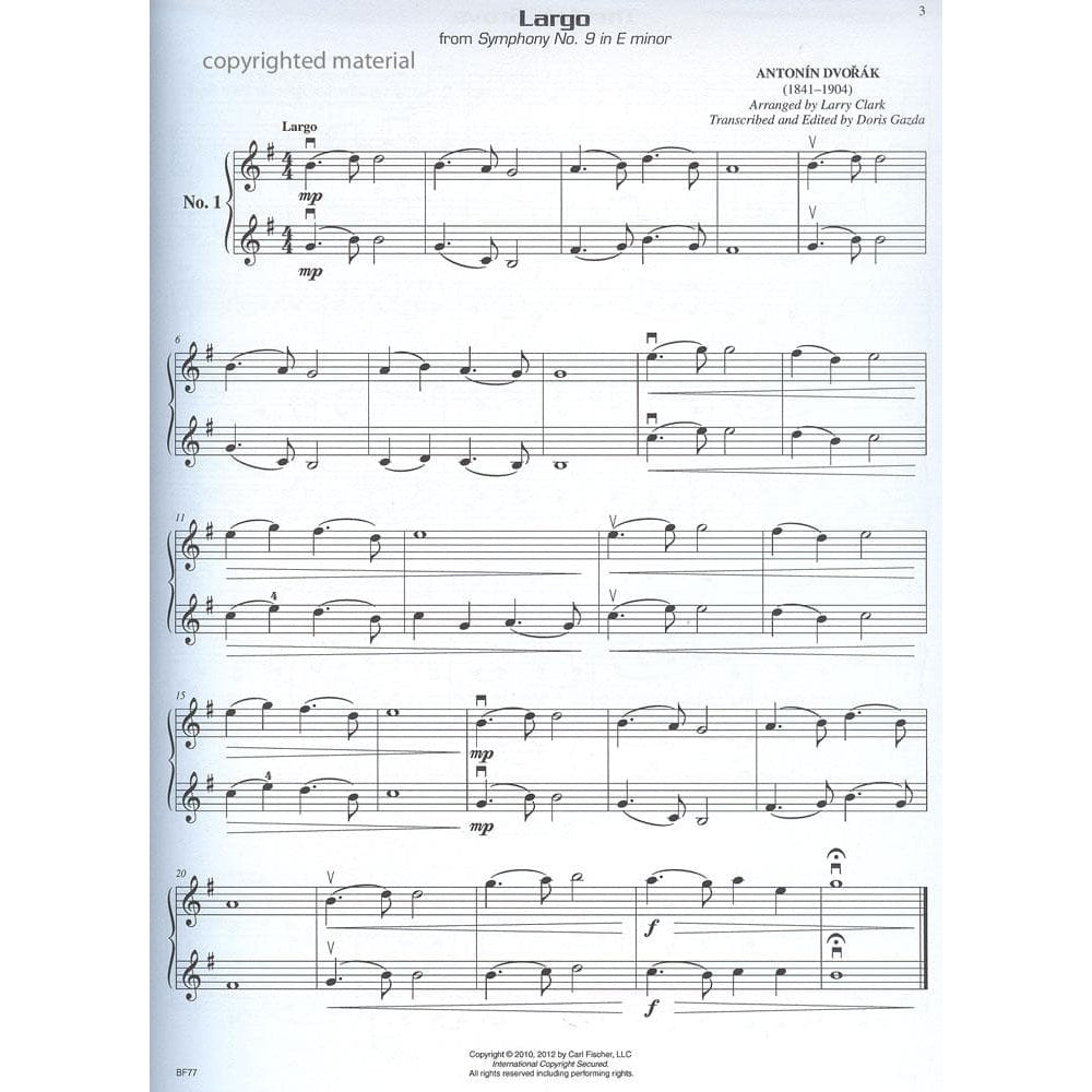 Gazda / Clark - Compatible Duets for Strings - Violin - Carl Fischer
