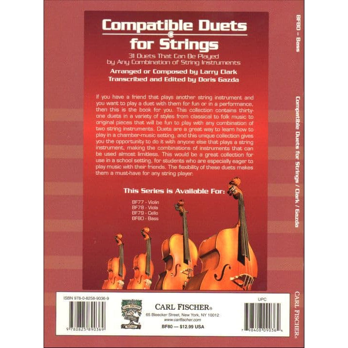 Gazda / Clark - Compatible Duets for Strings - Bass - Carl Fischer