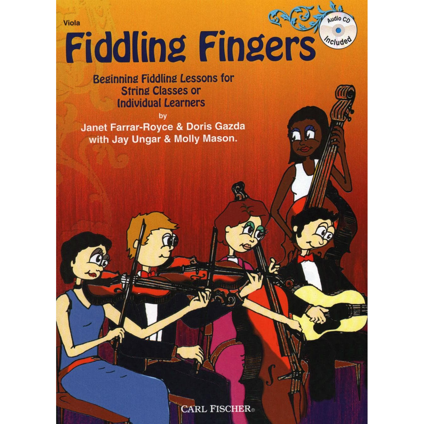 Gazda/Royce/Ungar/Mason - Fiddling Fingers - Viola - Book/CD set - Carl Fischer Edition