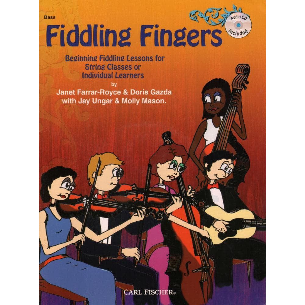 Gazda/Royce/Ungar/Mason - Fiddling Fingers - Bass - Book/CD set - Carl Fischer Edition