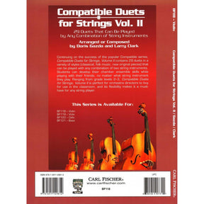 Gazda / Clark - Compatible Duets for Strings Volume II - Violin - Carl Fischer