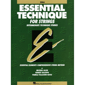 Essential Technique for Strings - Viola - by Allen/Gillespie/Hayes - Hal Leonard Publication