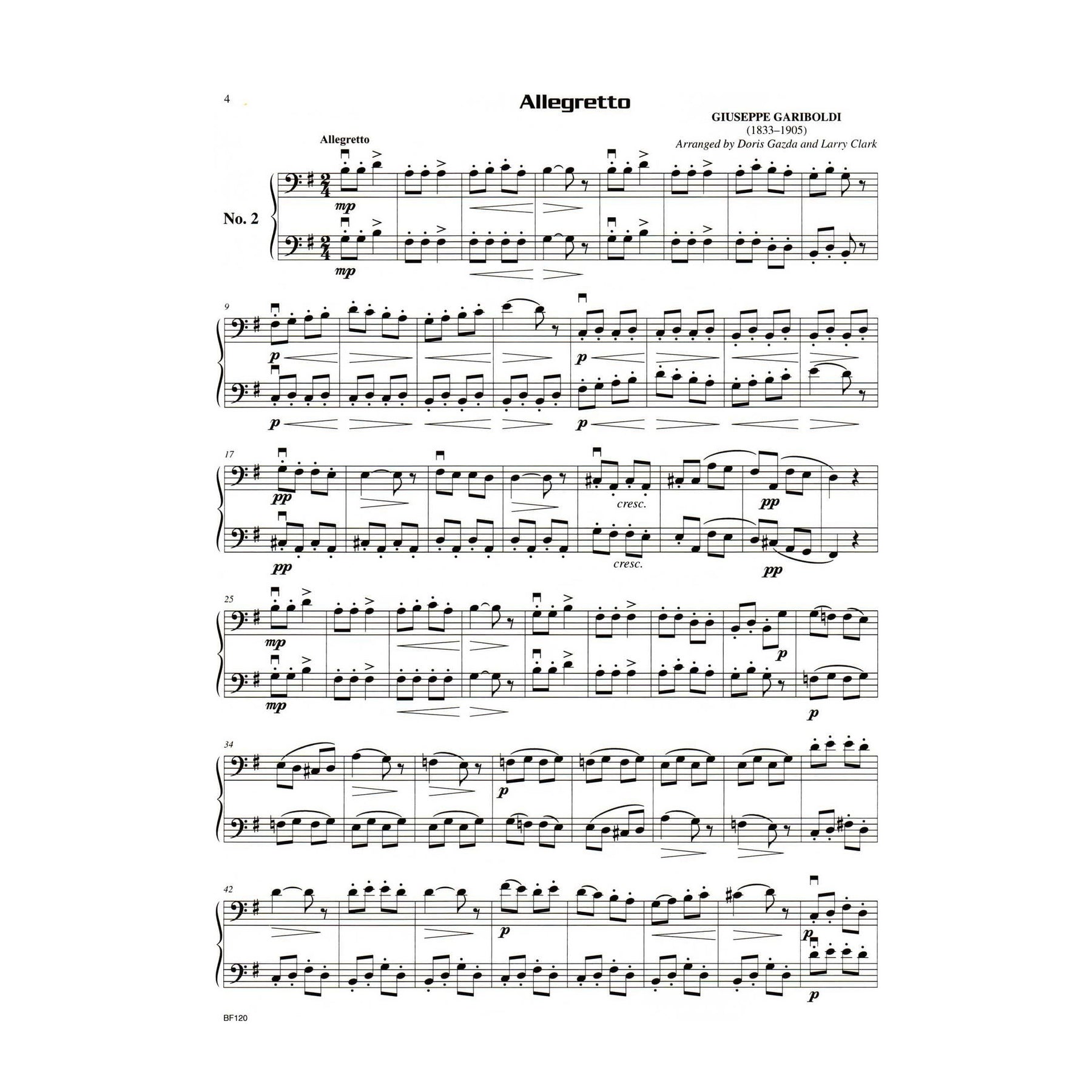 Gazda / Clark - Compatible Duets for Strings Volume II - Cello - Carl Fischer