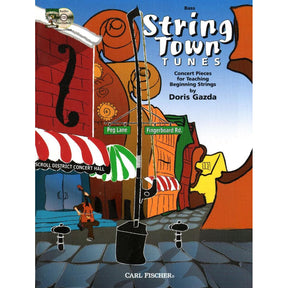 Gazda, Doris - String Town Tunes - Bass - Book/CD set - Carl Fischer Edition