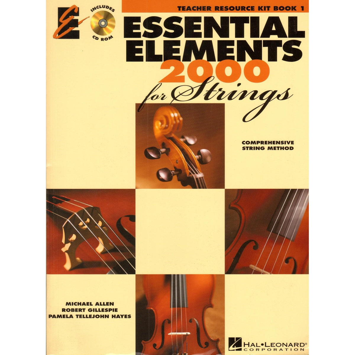 Essential Elements 2000 for Strings - Teacher Resource Kit Book 1 - Book/CD-ROM set - by Allen/Gillespie/Hayes - Hal Leonard Publication