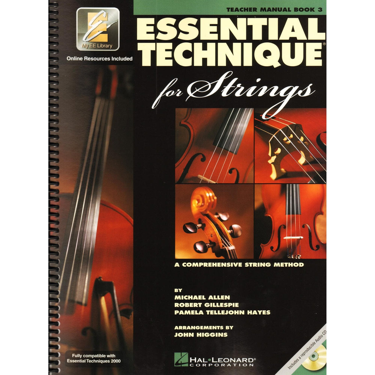 Essential Technique Interactive (formerly 2000) for Strings - Teacher Manual Book 3 - with CD - by Allen/Gillespie/Hayes - Hal Leonard Publication