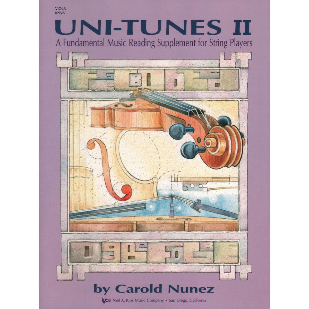 Uni-Tunes II Fundamental Reading Supplement-Viola By Carol Nunez Published by Neil A Kjos Music Company