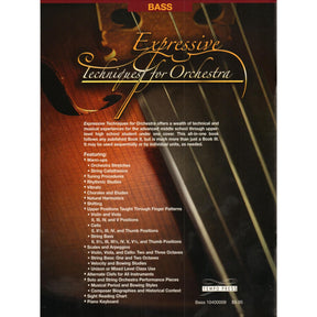 Expressive Techniques for Orchestra Bass