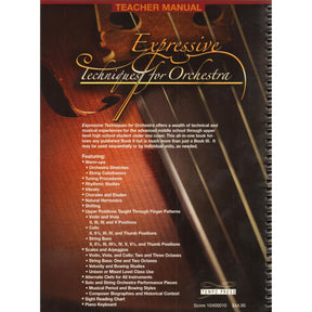 Expressive Techniques for Orchestra Teacher Manual