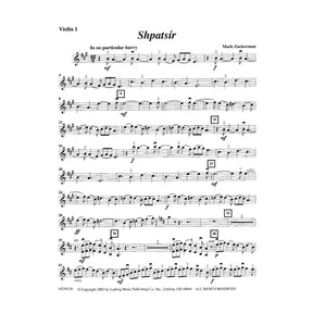 Zuckerman - Shpatsir for String Orchestra Published by Ludwig Music