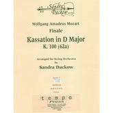 Mozart, WA - Finale: Kassation in D Major, K 100 (62a) - String Orchestra - Score and Parts - arranged by Sandra Dackow - Ludwig Music Co