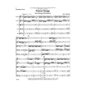 Daniels-Power Surge for String Orchestra Grade 2