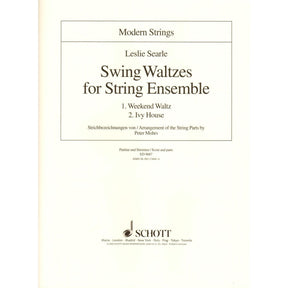 Searle, Leslie - Swing Waltzes for String Ensemble Score and Parts Published by Schott Music