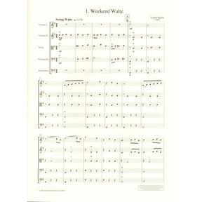Searle, Leslie - Swing Waltzes for String Ensemble Score and Parts Published by Schott Music