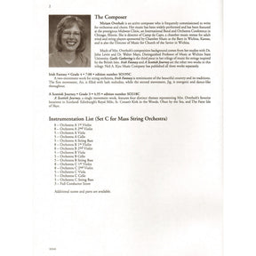 Overholt, Miriam - Gaelic Gathering For String Orchestra Published by Neil A Kjos Music Company