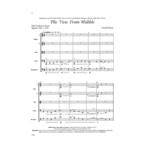 The View from Hubble, for String Orchestra By Carold Nunez Published by Neil A Kjos Music Company