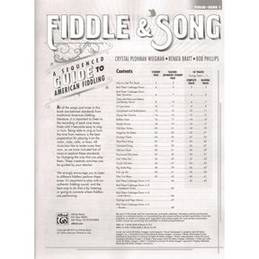 Fiddle & Song - A Sequenced Guide to American Fiddling - by Wiegman, Bratt, and Phillips - Violin Book 1 - Alfred Publishing