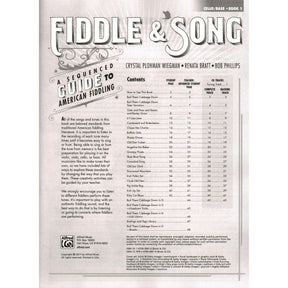 Fiddle & Song - A Sequenced Guide to American Fiddling - by Wiegman, Bratt, and Phillips - Cello/Bass Book 1 - Alfred Publishing