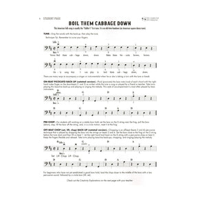 Fiddle & Song - A Sequenced Guide to American Fiddling - by Wiegman, Bratt, and Phillips - Cello/Bass Book 1 - Alfred Publishing