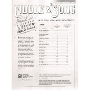 Fiddle & Song - A Sequenced Guide to American Fiddling - by Wiegman, Bratt, and Phillips - Piano Accompaniment Book 1 - Alfred Publishing