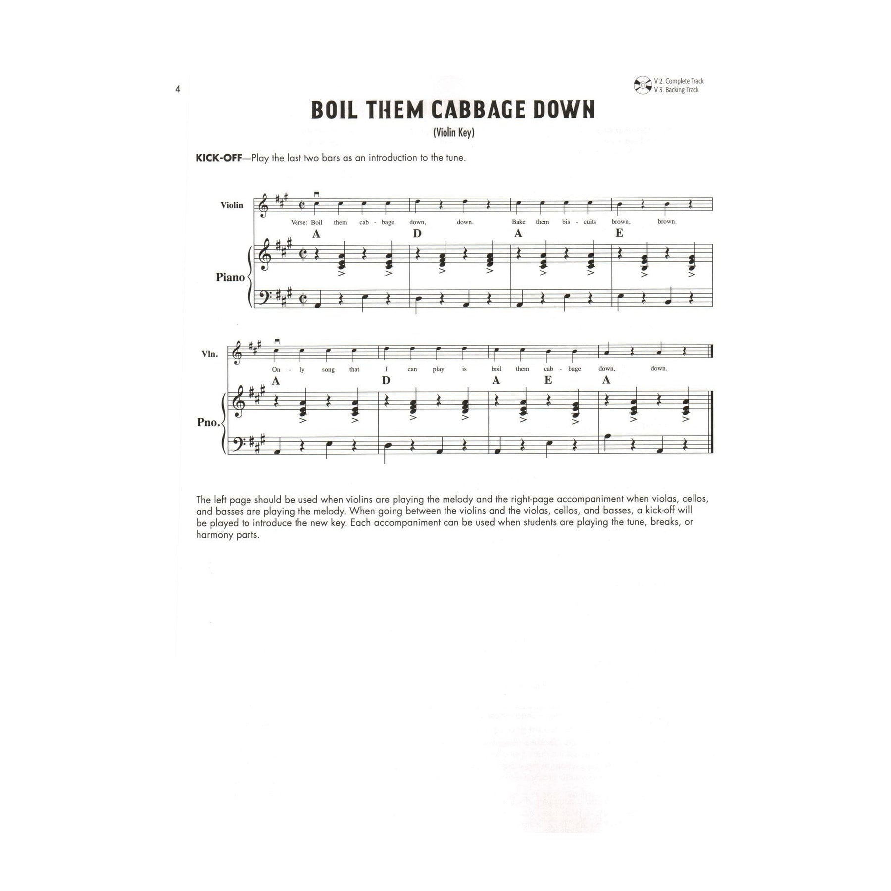 Fiddle & Song - A Sequenced Guide to American Fiddling - by Wiegman, Bratt, and Phillips - Piano Accompaniment Book 1 - Alfred Publishing