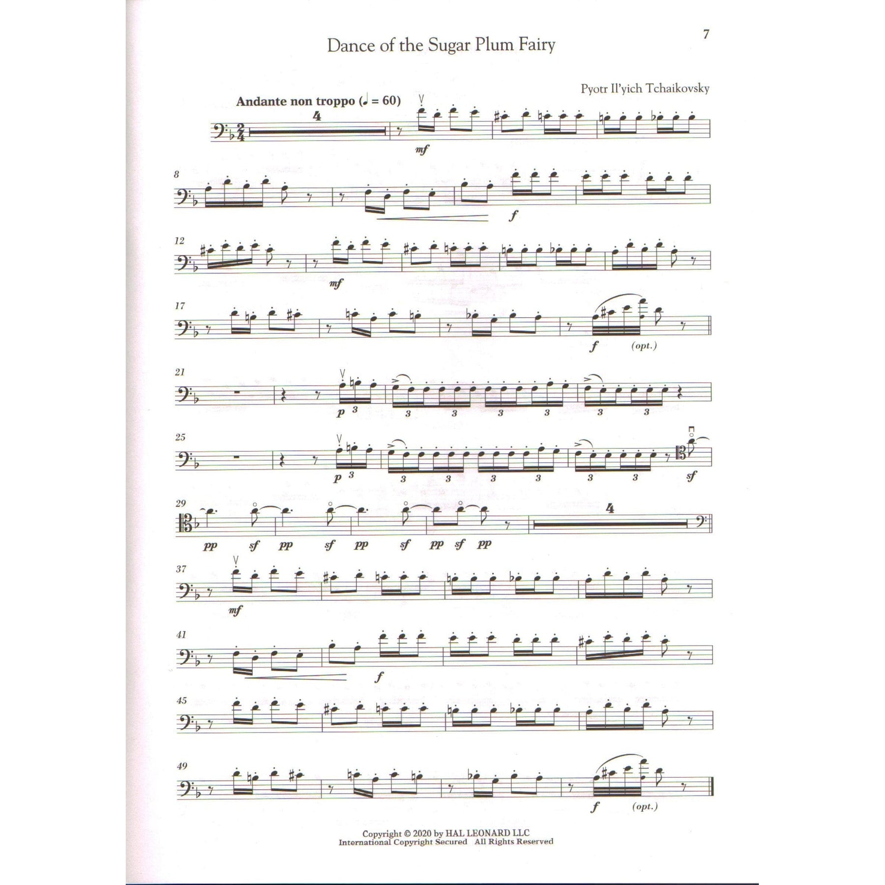 The Nutcracker for Classical Players Cello-Piano