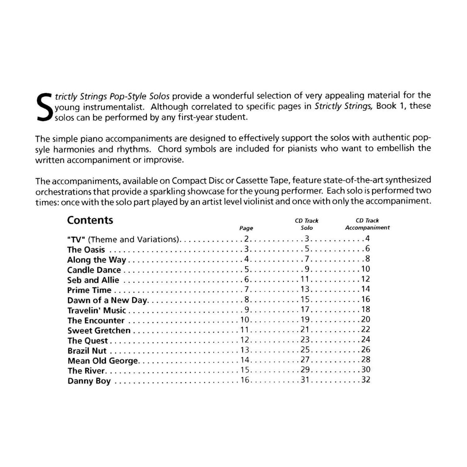 O'Reilly, John - Pop-Style Solos, Violin Book Published by Neil A Kjos Music Company