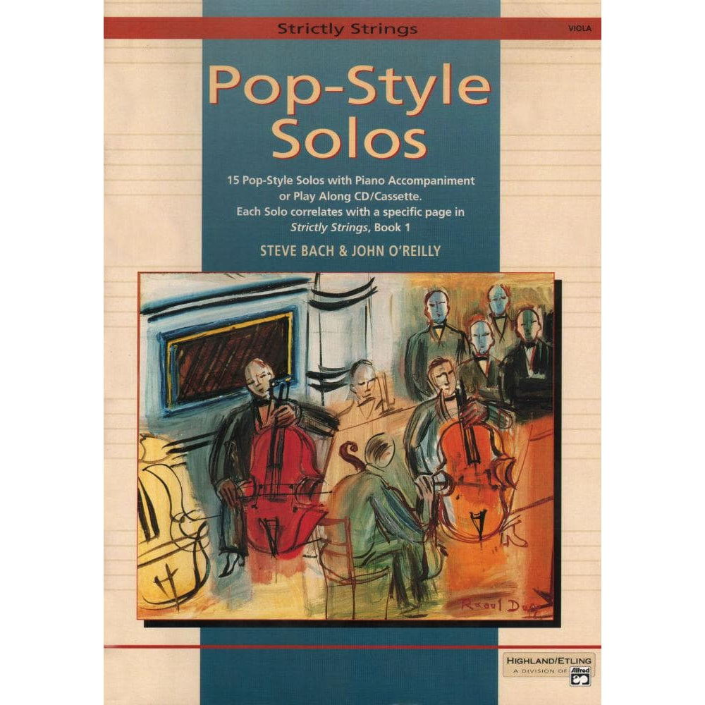 O'Reilly, John - Pop-Style Solos, Viola Book Published by Neil A Kjos Music Company