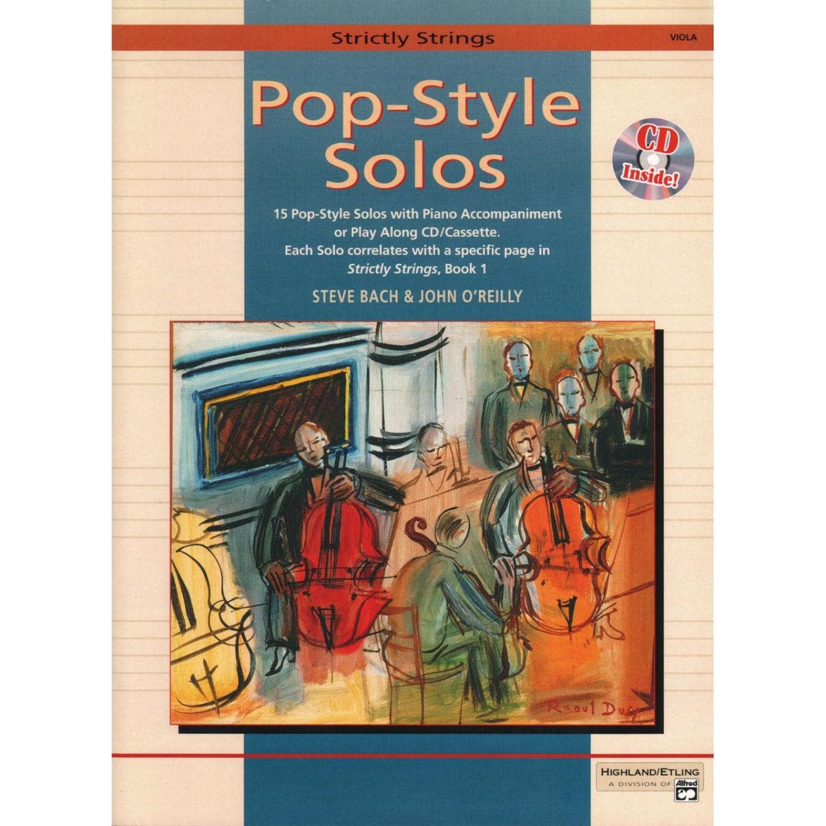 O'Reilly, John  - Pop-Style Solos, Viola Book & CD Set Published by Neil A Kjos Music Company