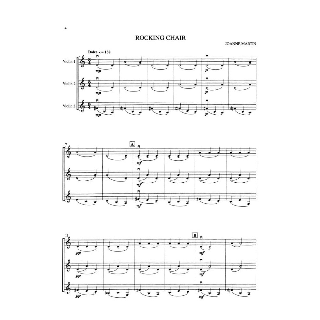 Martin, Joanne - Trio Tapestry for Violin - Flexible Scoring* - Alfred Music Publishing