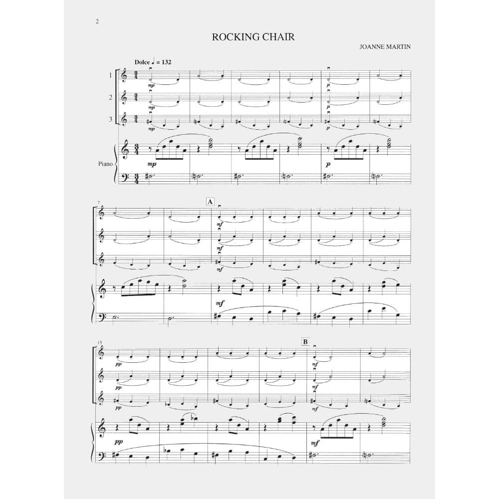 Martin, Joanne - Trio Tapestry - Piano Accompaniment - Alfred Music Publishing
