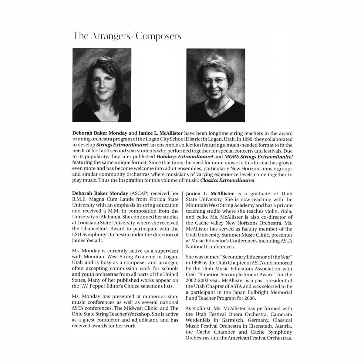 Classics Extraordinaire! - by Deborah Baker Monday & Janice L. McAllister - Piano Accompaniment - Neil A Kjos Music Company