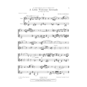 Schickele, Peter - A Little Welcome Serenade - Flute and Violin - Elkan-Vogel Edition
