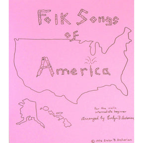 Folk Songs of America - Beginner Book for Violin by Evelyn Avsharian - Digital Download