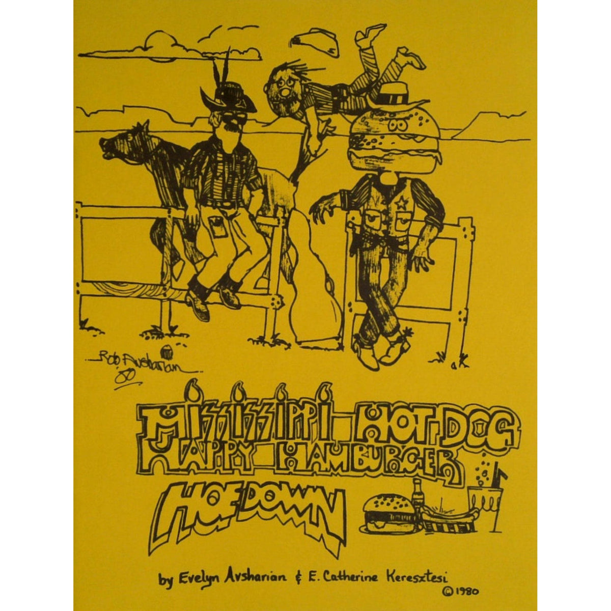 Avsharian, Evelyn - Mississippi Hot Dog Happy Hamburger Hoedown: Reading Method Book for Violin - Digital Download