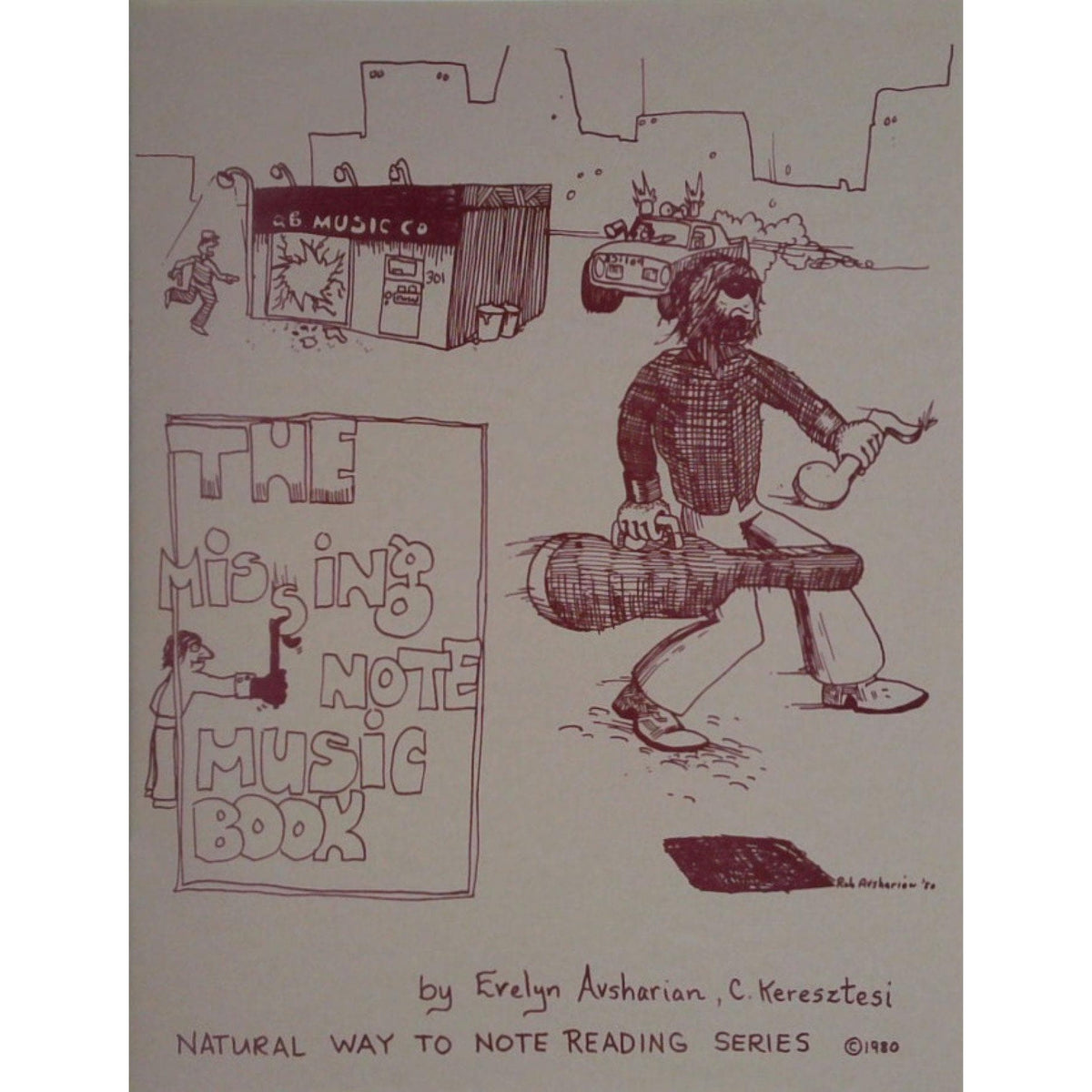 The Missing Note Music Book - Workbook for Strings by Evelyn Avsharian - Digital Download