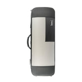 Bam Stylus Oblong Viola Case Black Silver