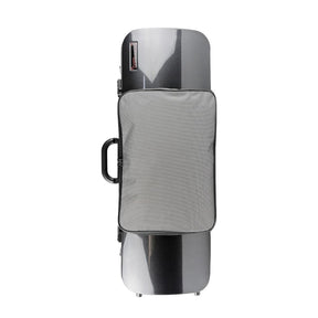 Bam Hightech Oblong Compact Viola Case with Pocket – Black Carbon