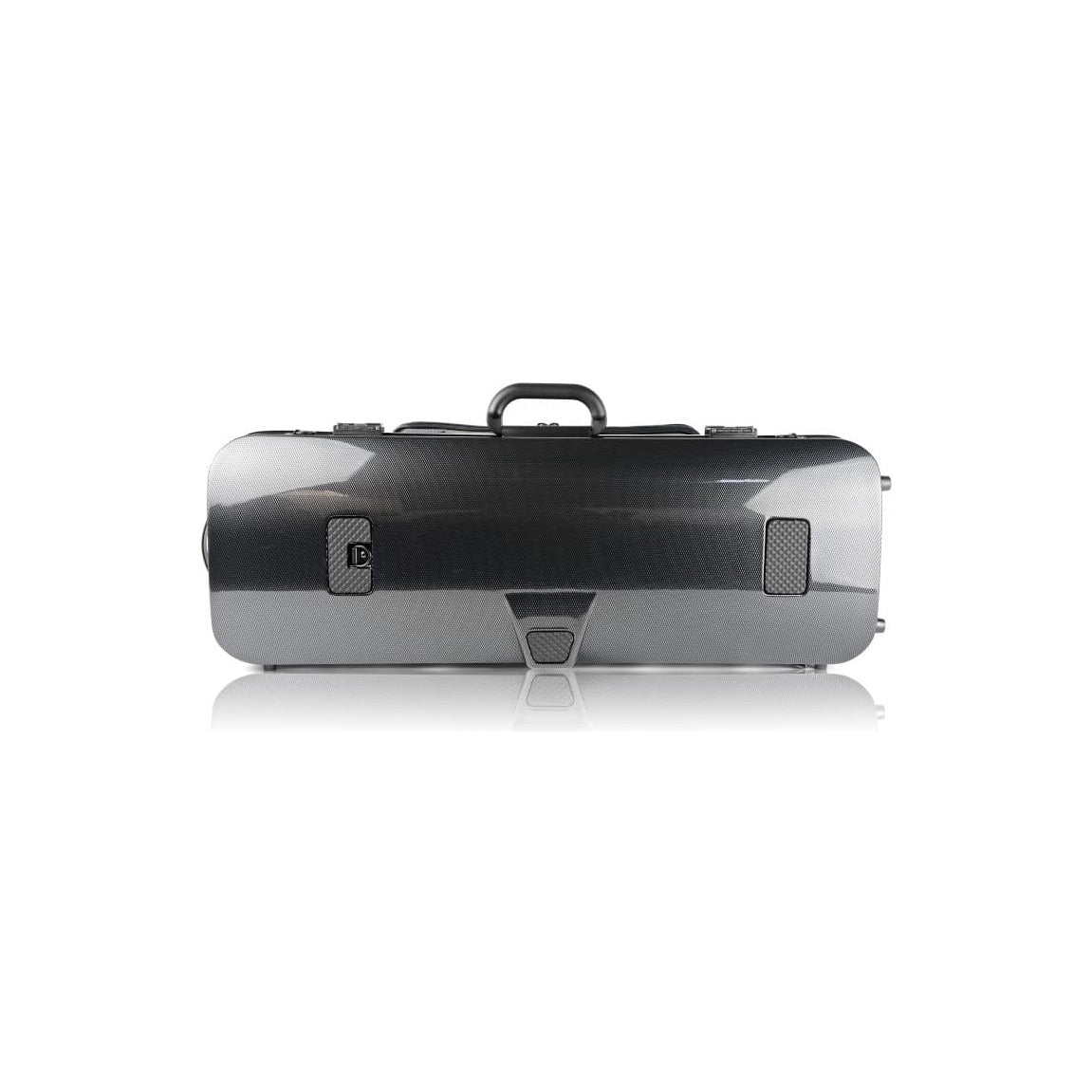 Bam Hightech Oblong Compact Viola Case with Pocket – Black Carbon