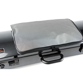 Bam Hightech Oblong Compact Viola Case with Pocket – Black Carbon