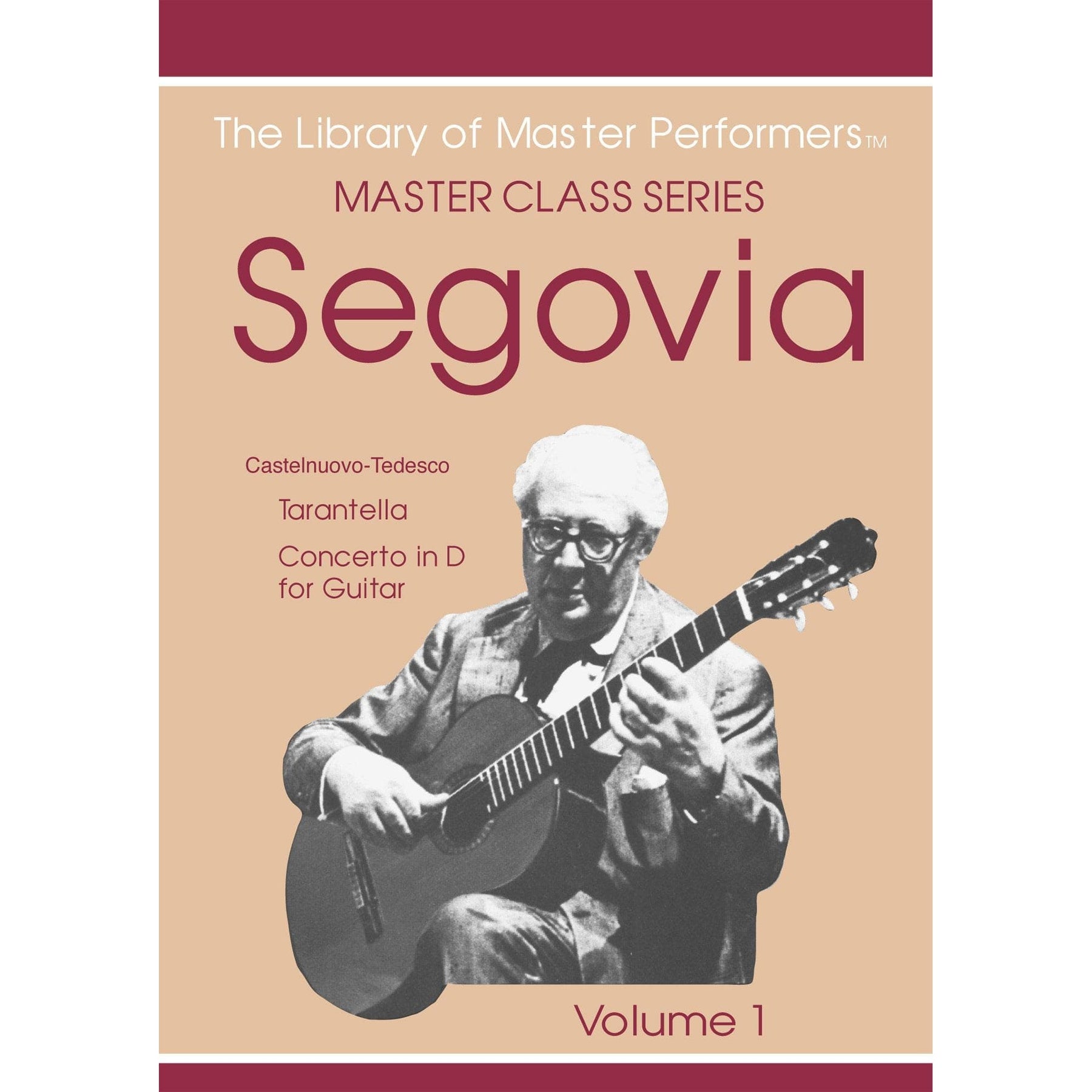 Andres Segovia - Master Class Series - Volume 1- DVD