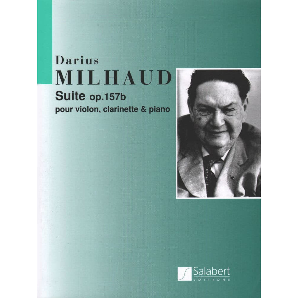 Milhaud, Darius - Suite, Op 157b - Violin, Clarinet, and Piano - Editions Salabert