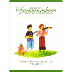 Sassmannshaus, Kurt - Early Start on the Violin Book 3. Published by Baerenreiter Verlag.