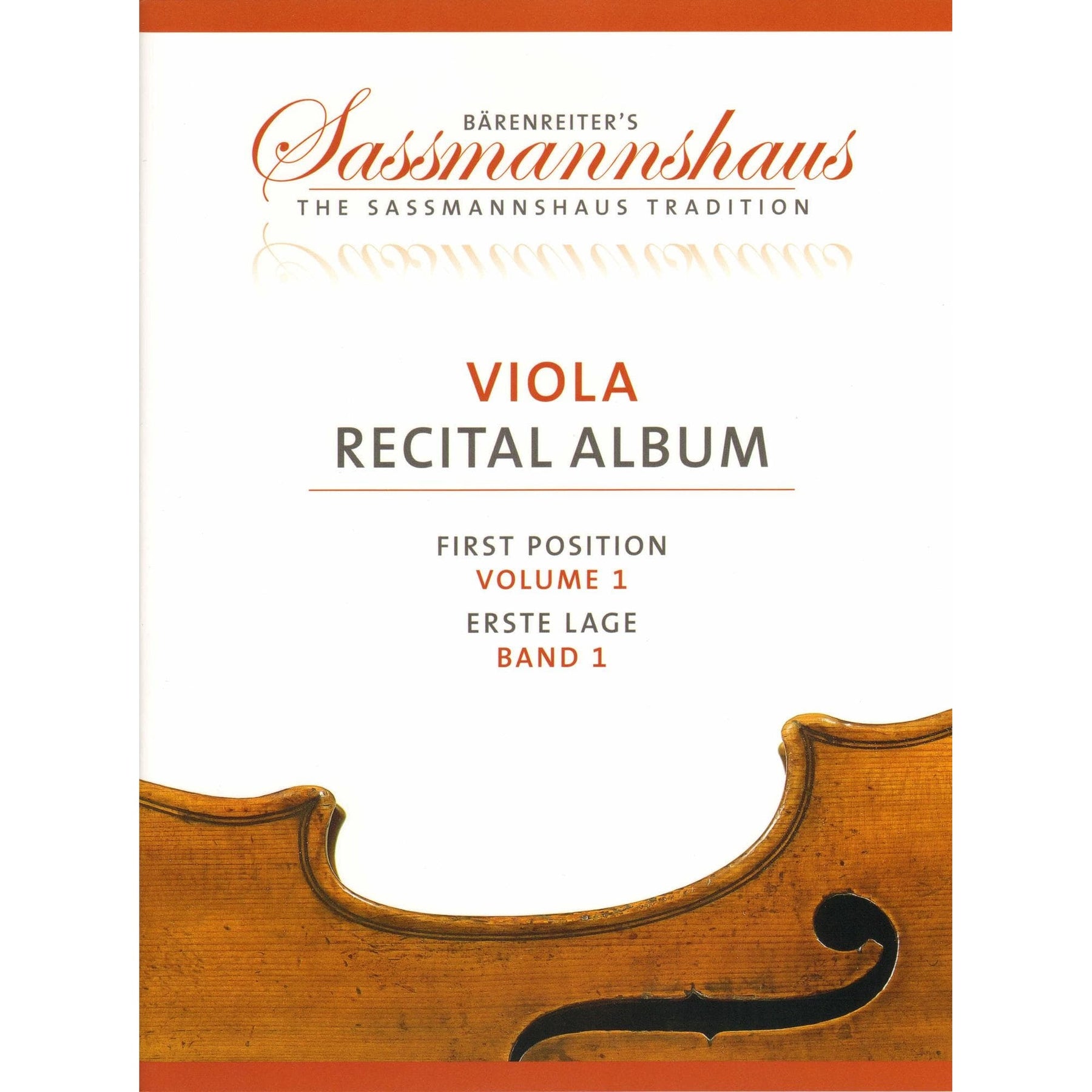 Sassmannshaus Viola Recital Album Volume 1