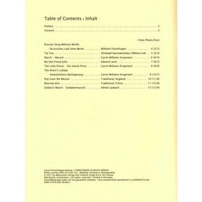 Sassmannshaus Viola Recital Album Volume 2