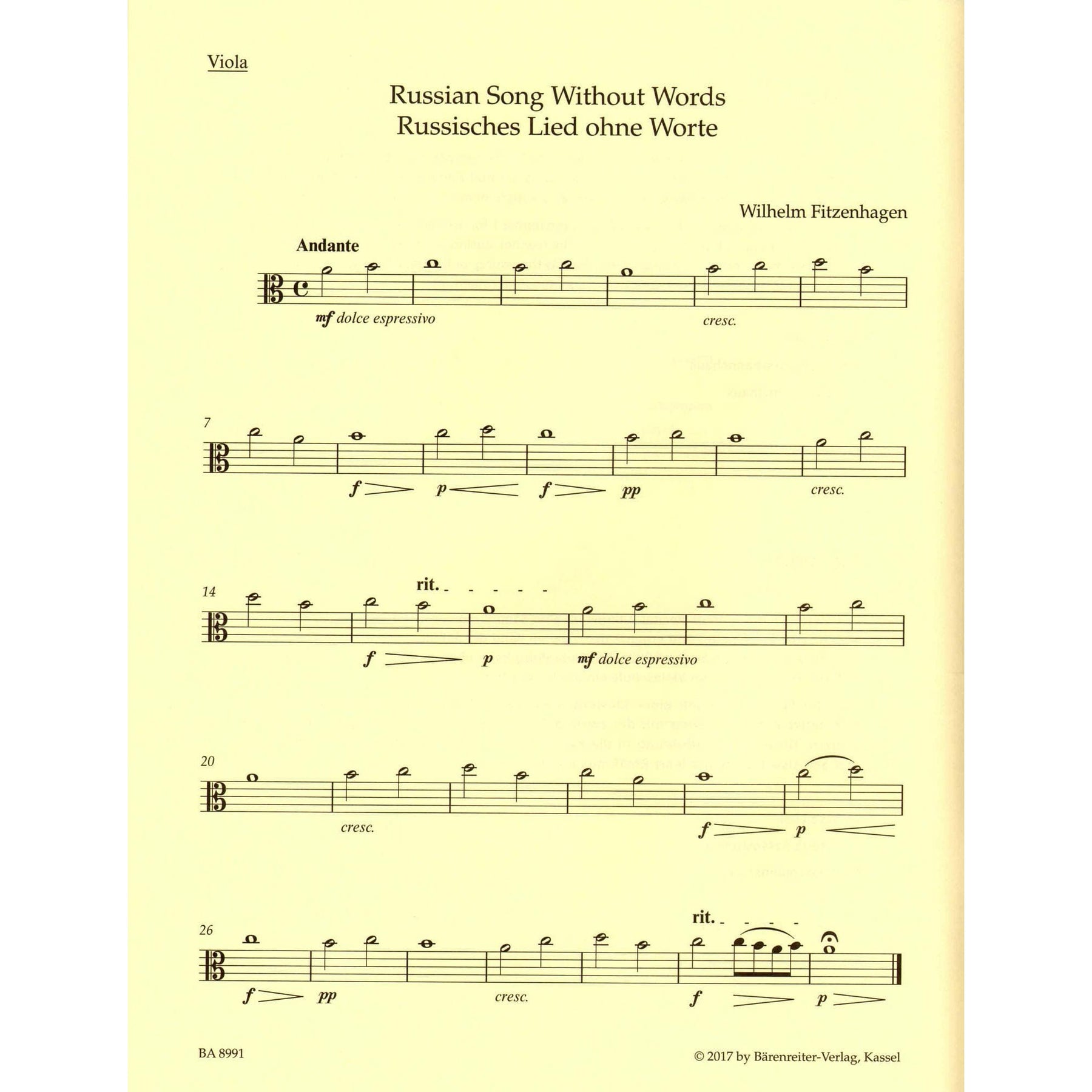 Sassmannshaus Viola Recital Album Volume 2