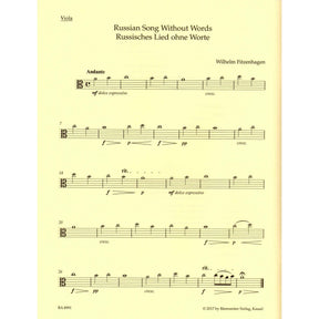 Sassmannshaus Viola Recital Album Volume 2