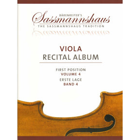 Sassmannshaus Viola Recital Album Volume 4