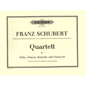 Matiegka/Schubert - Quartet (1814) after Notturno, Op 21 - Flute, Guitar, Viola, and Cello - Edition Peters