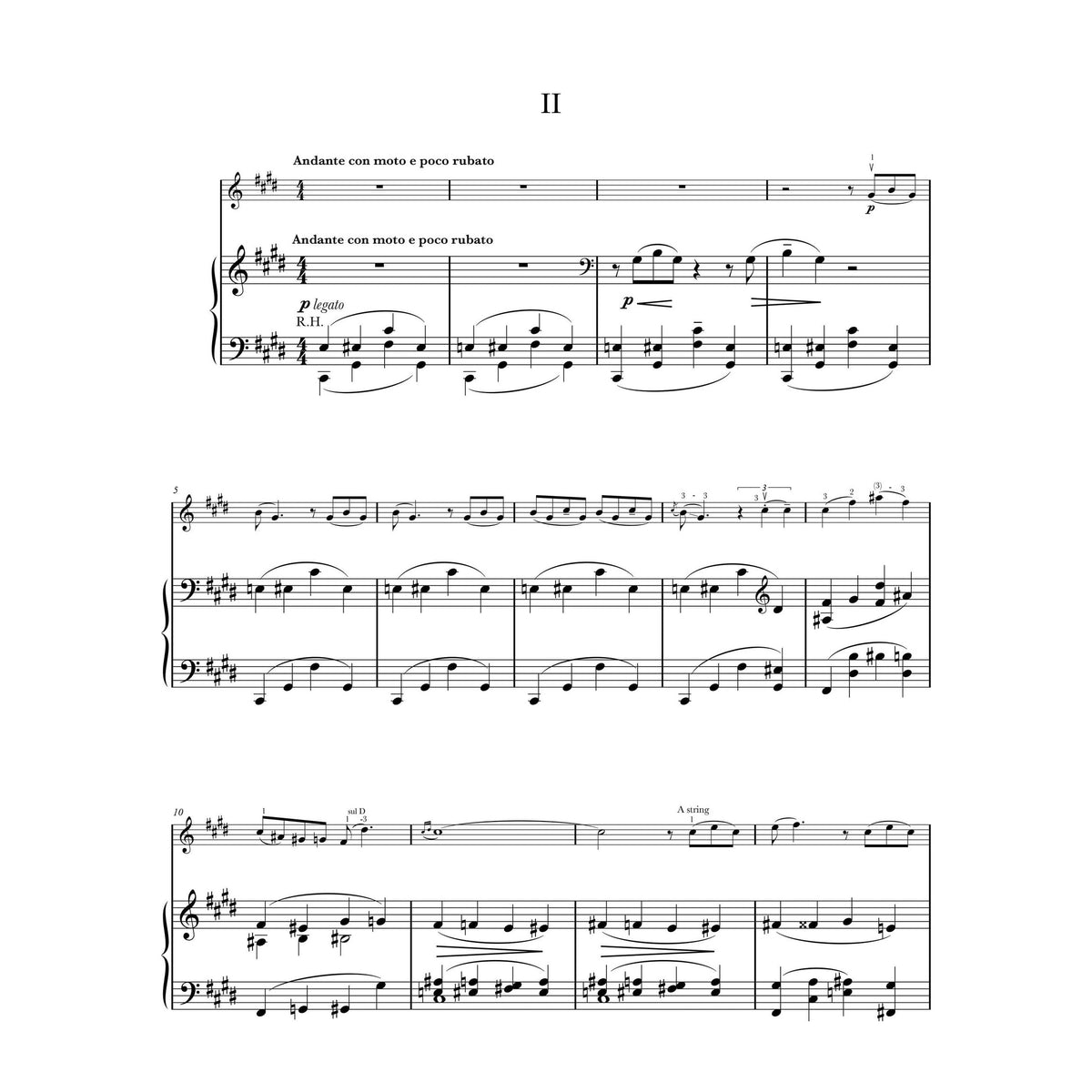 Gershwin, George - Three Preludes for Viola and Piano - Digital Download
